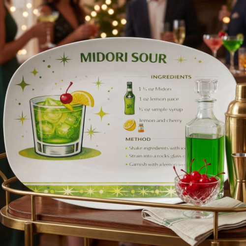 Cocktail Recipe Platters