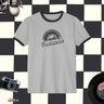 Protractor Design Retro Ringer T-Shirt