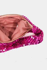 Disco Fame Sequin Disc Handbag