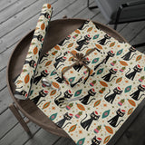 Festive Black Cat Wrapping Paper for Gift Wrapping product