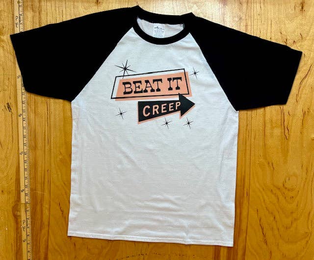 Beat It Creep Raglan Retro T-Shirt