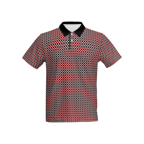 Crimson Dot Slim Fit Polo