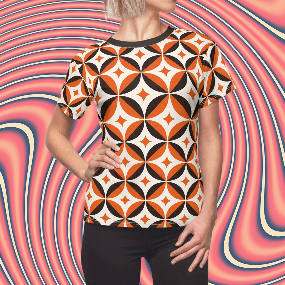 Geo Mid-Century Modern - Womens Retro Shirt