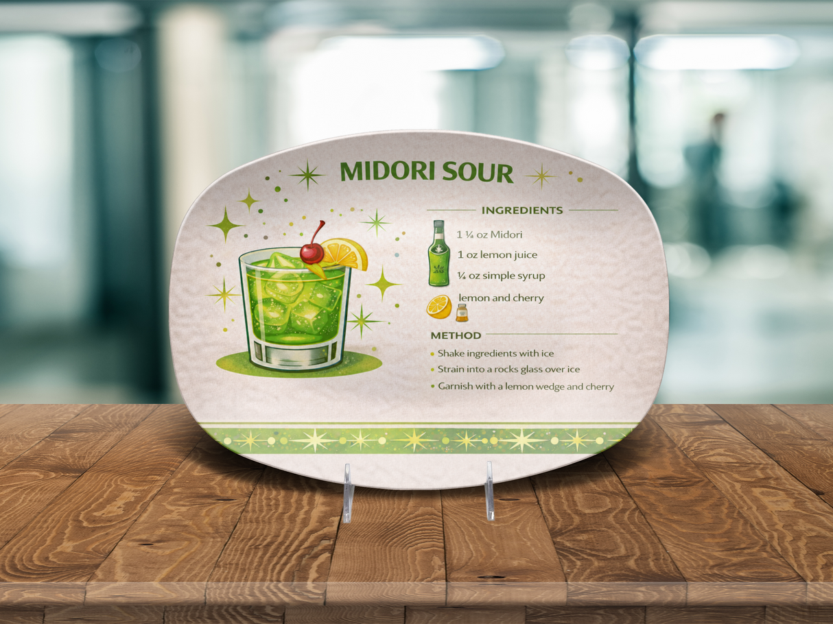Cocktail Recipe Platters
