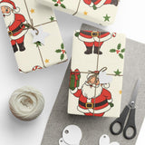 Santa Claus Gift Wrapping Paper for Christmas