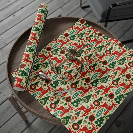 Christmas Pattern Wrapping Paper for Festive Gifts
