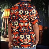 Creepy Tiki - Retro Button Up Shirt