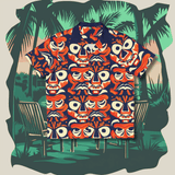 Creepy Tiki - Retro Button Up Shirt