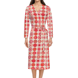 Pinot & Polka Wrap Dress