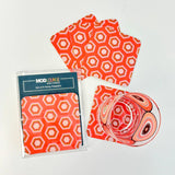 Pink Hexagon Mid-Century Modern Coasters