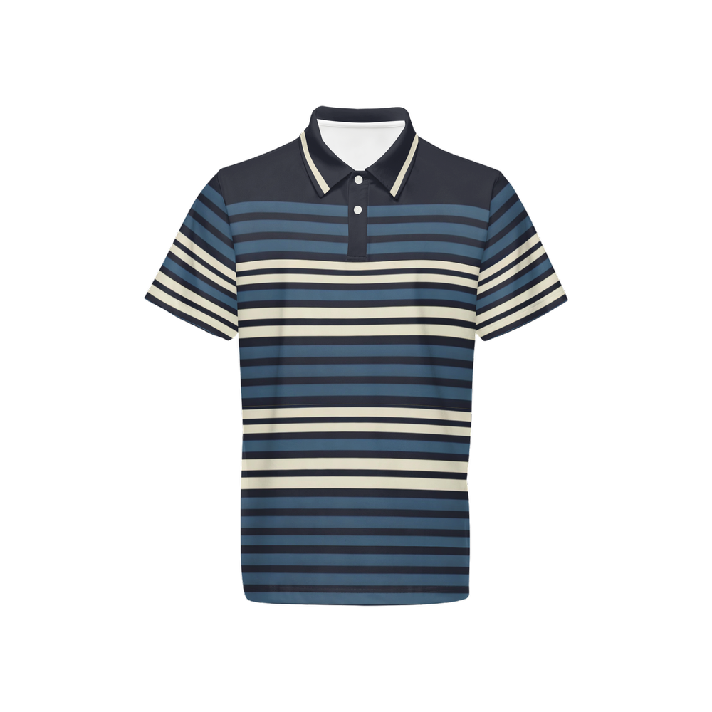 Deep Sea Stripes Polo