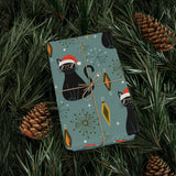 Christmas Cat Festive Gift Wrap for Holiday Celebrations