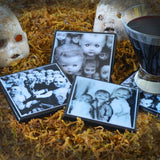 Creepy Doll Coaster Set