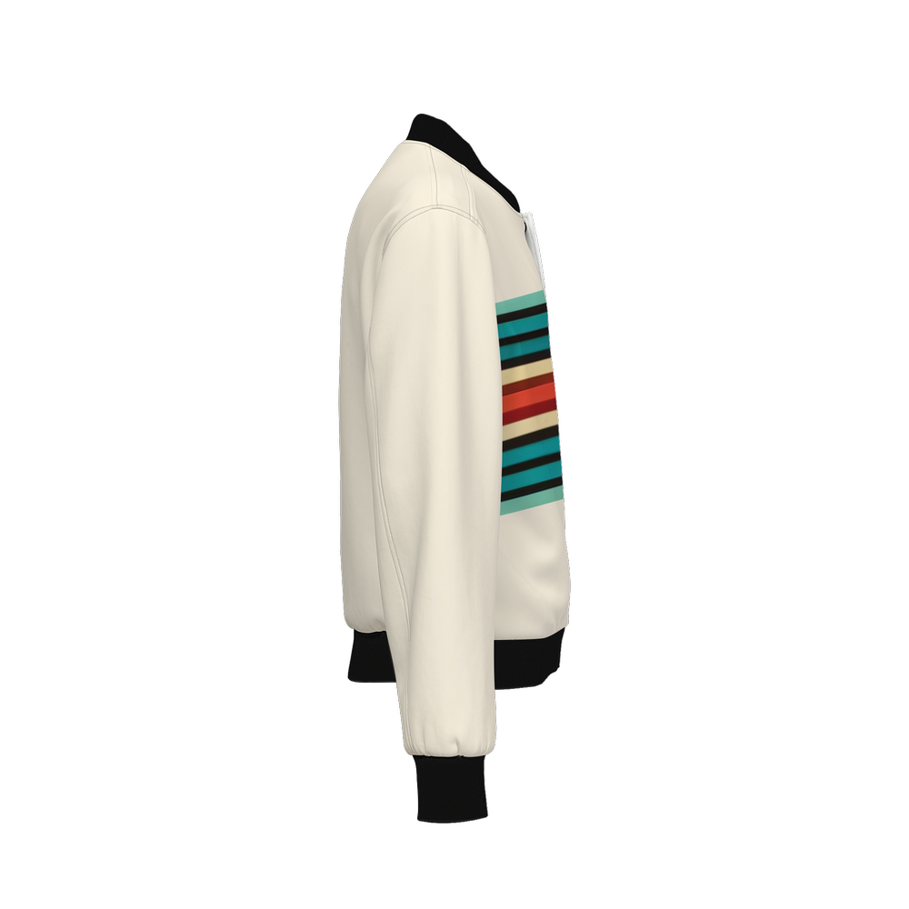 Retro Stride Bomber Jacket