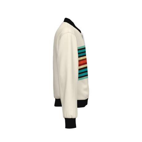 Retro Stride Bomber Jacket